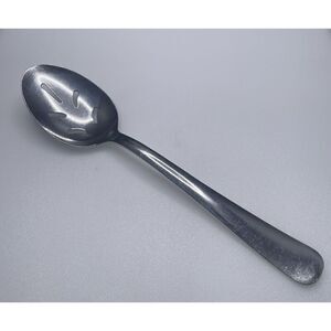 Vintage MCM Capco Stainless Slotted Serving Spoon 8” Flatware Cutlery